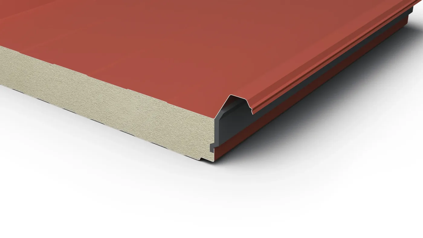 Glamet G3, panel sándwich para techo, vista 2
